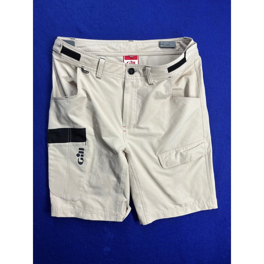 Gorpcore Mens Gill UV Tec Sailing Cargo Shorts L Beige